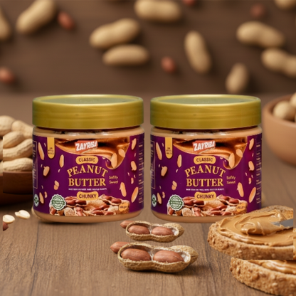 Bundles of Classic Peanut Butter 500g+500g=1kg