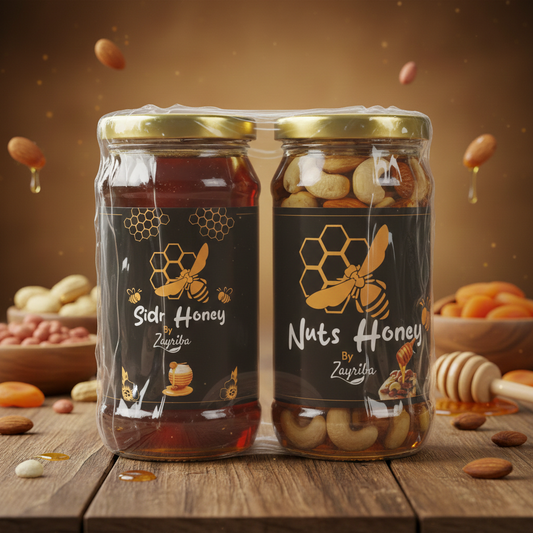 Nuts Huney And Sidr Honey Bundle Pack